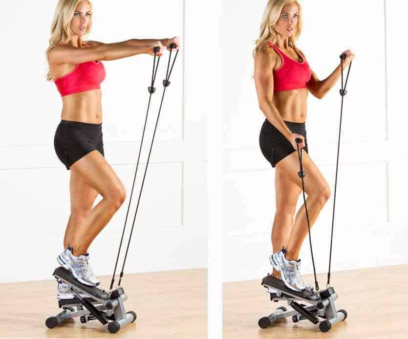 Aerobic Mini Stepper Leg Toner Toning Workout Low Impact Gym Fitness Machine 