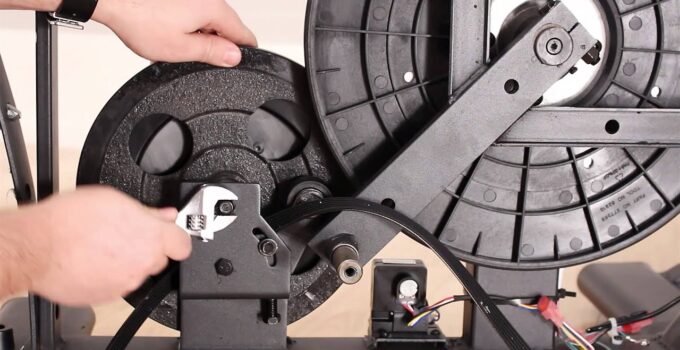 how to change the elliptical drive belt