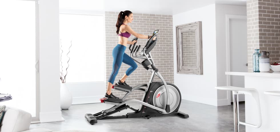 proform elliptical difficult to pedal