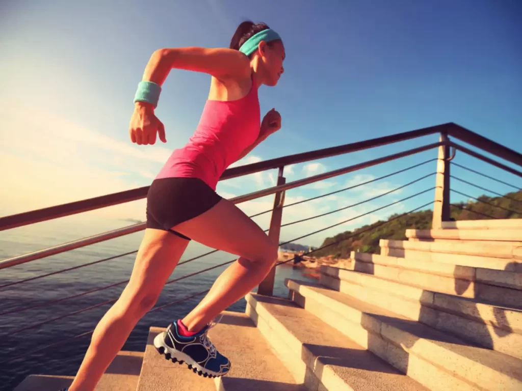 climbing stairs for slimmer thighs