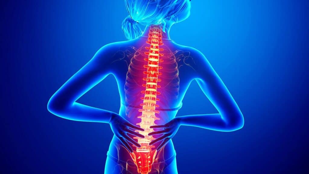 rebounding back pain
